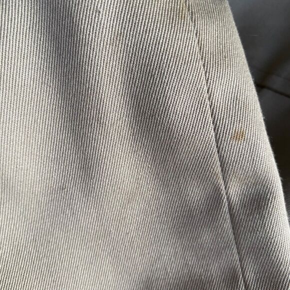 Vintage Trench Coat 10 Tall TWA Airlines Stan Herman Flight Attendant Belted 70s - Picture 11 of 12